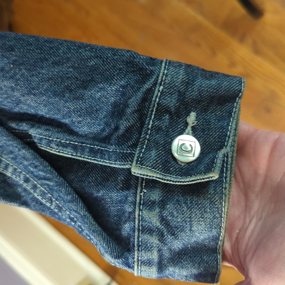 Crest Jeans Denim Jacket Sz XL - Picture 5 of 8